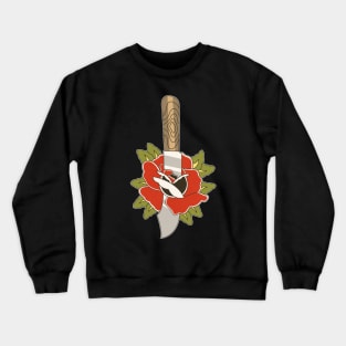 Knife Through Rose Crewneck Sweatshirt